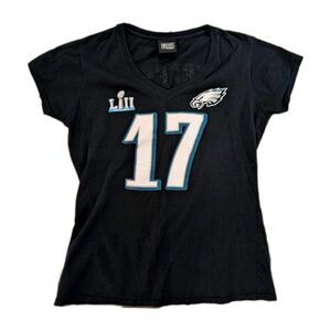 Alshon Jeffery #17 Philadelphia Eagles Women’s Shirt Fanatics NFL Pro Line LII